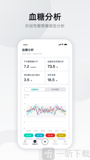 硅基轻享动态血糖仪下载app